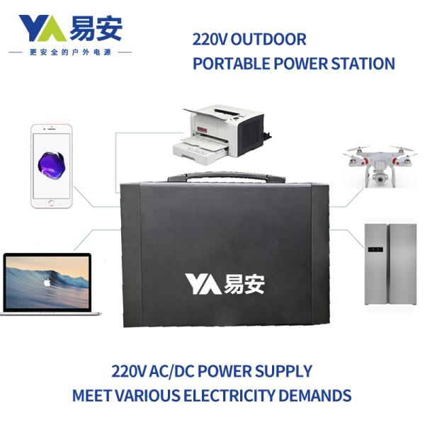 110V Solar Portable Power Station For Camping 500W 1000 Wh Solar Generator