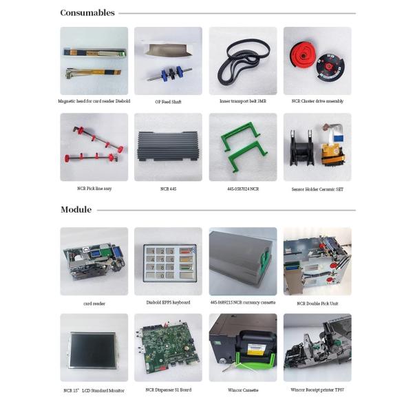NCR Selfserv DIP Card Reader ATM Machine Smart DIP Card Reader DASH Track 1/2/3 Reader 0090022394 009-0022394