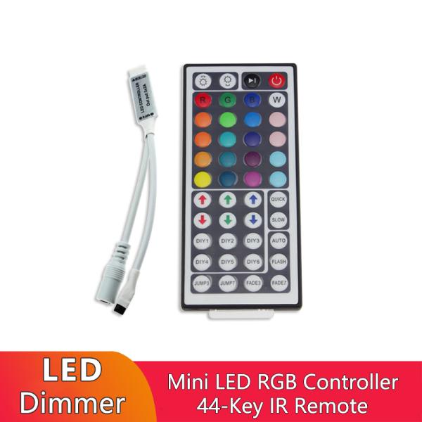 144W Mini 44 Keys IR Controller , Colorful RGB Light Strip Controller