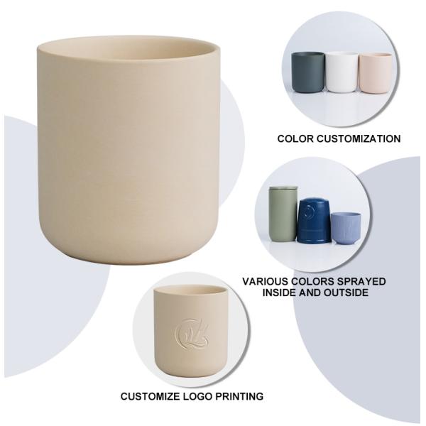 High Quality Custom Ceramic Mat Candle Holder No Glaze Candlestick Porcelain