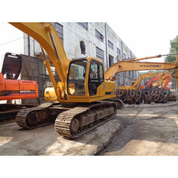 21T Korean Used Excavator Machine R210-5 With 600mm Shoe Size Crawler Type