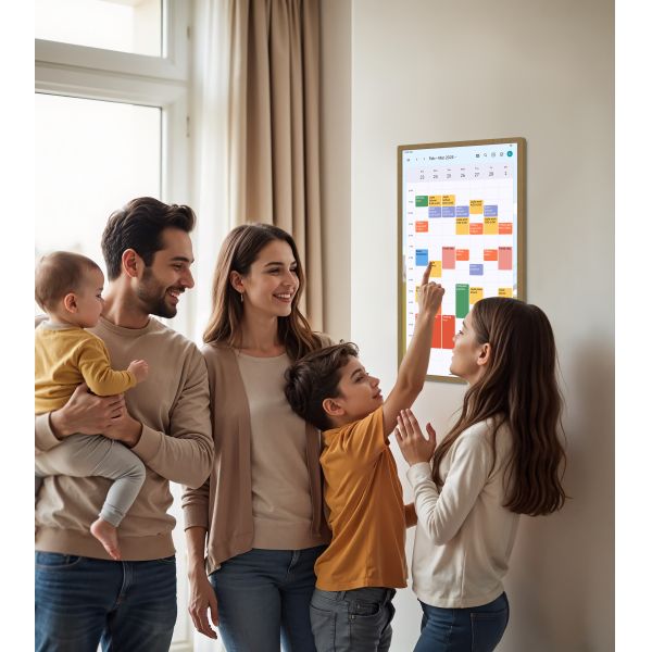 Goodnotes Compatible Android 14 Free Software Wall Mounted Digital Calendar Diary For Family Planning