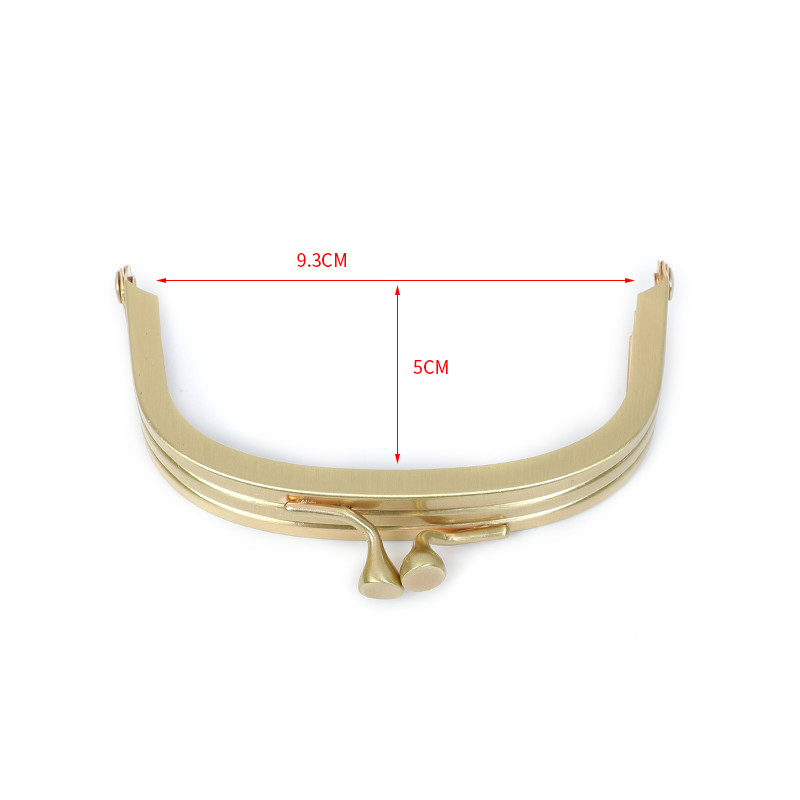 Buy cheap Light Gold Metal Coin Purse Clasp Hardware Multipurpose 210mm product
