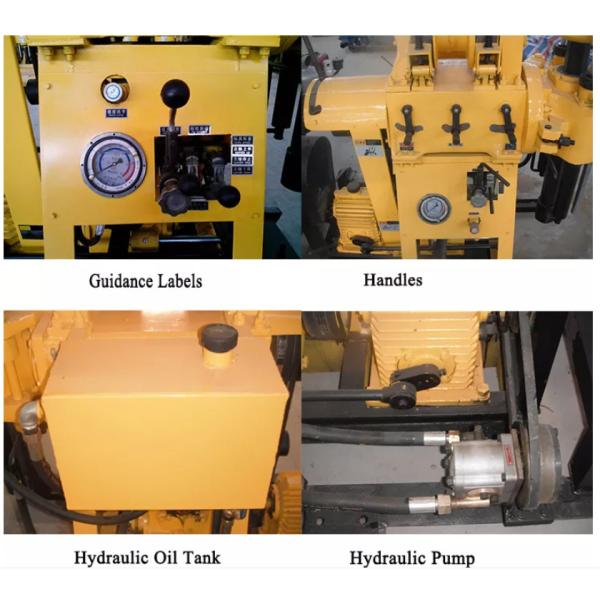 Mobile GK200 Diesel Exploratory Drilling Crawler Mounted Drill Rig