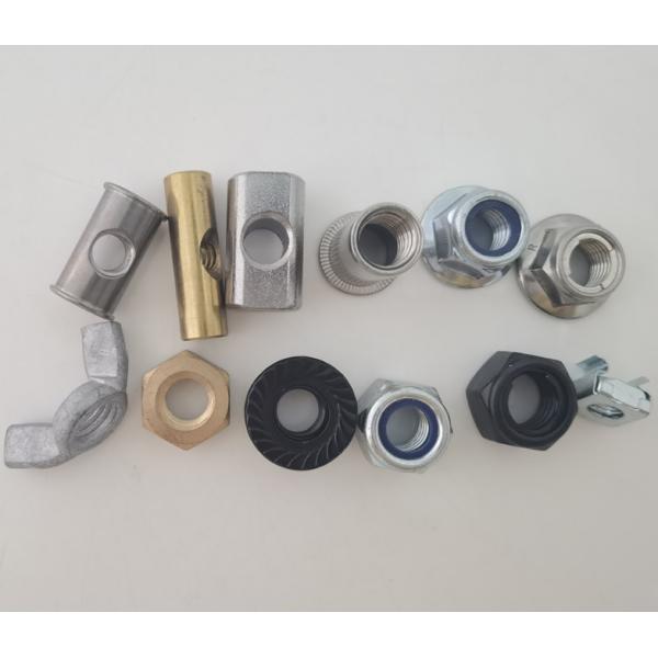 Nylon Insert Hex Coupling Nuts M4 M5 M6 M8 M10 M12