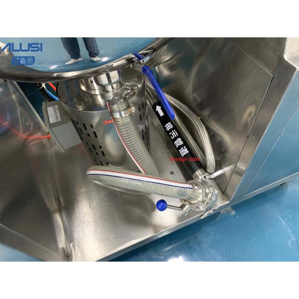 500L Hydraulic Lifting Vacuum Emulsifying Mixer Homogenizing Pharmaceutical Machine