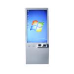 Cinema / Restaurant Touch Screen Kiosk Systems With Barcode Scanner / Ticket