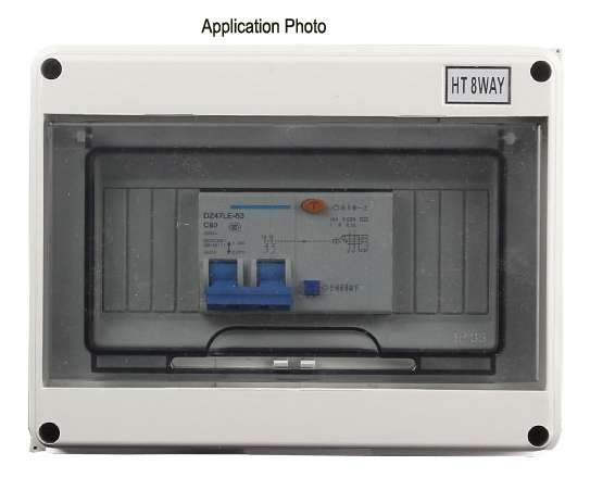 HT 24 Way IP65 Waterproof Outdoor Electrical Enclosure Distribution Plastic Switch Box