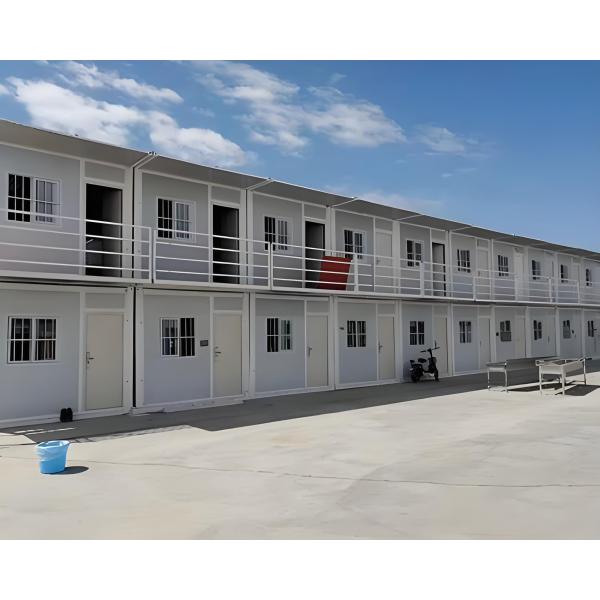 Flat roof Construction Modular Prefab Labor Camp For Sustainable Living