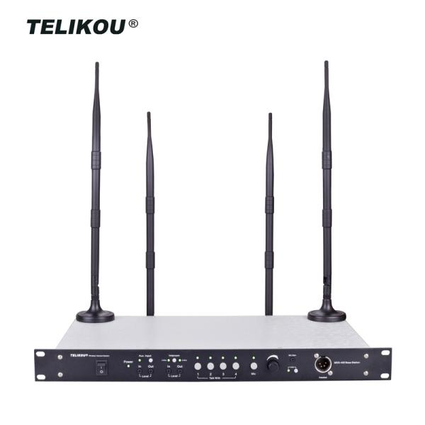 220V School Stage Wireless Intercom System Black 200-300m OEM