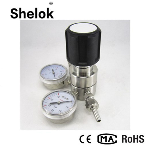 High pressure two stage 316SS Back regulating valve regulator valve