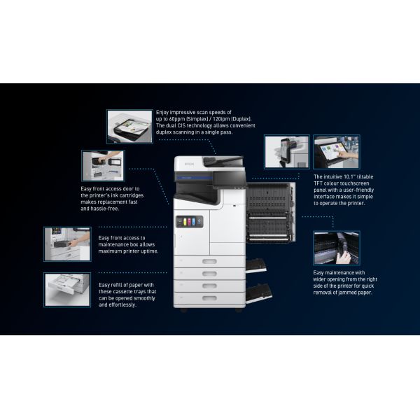 Workforce Enterprise AM A3 Color Inkjet Multifunction Printer C4000/C5000/C6000 Series with USB Interface Used Product