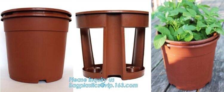 potato plant pot with plastic material,planting pots potato basin, Hydroponic vertical growing systems PP plant flower