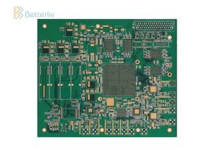 Buy cheap Electrical Gold Plated Circuit Board 100 E testing White Legend product
