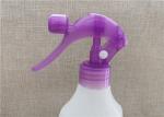 Purple Color 24 410 Trigger Sprayer , Spray Bottle Tops 0 . 6CC Dosage Output