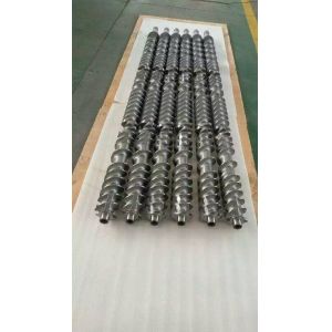 Buy cheap Twin Screw Threaded Shaft , Twin Screw Elements Customized Length / Diameter product