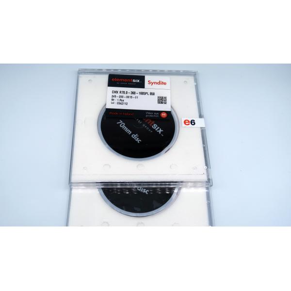 2mm Thick Polycrystalline Diamond Cutters , PCD Inserts For Aluminum CE Approval