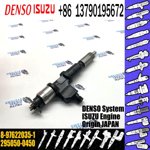 Rail Fuel Injector Assembly 295050-0450 295050-0451 8-97622035-2 8-97622035-0 8-97622035-1 For ISUZU