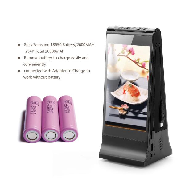 WiFi Control Table Top Digital Signage Table Power Bank 1 Year Warranty