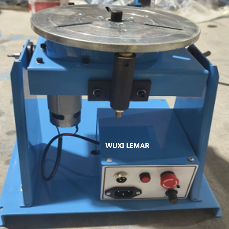 Compact 10KG Rotary Welding Positioner 360 Degree Rotation Tilting Worktable