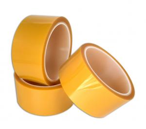 China Waterproof Electroplating Yellow PET 6 Inch Masking Tape Wear Resistant on sale