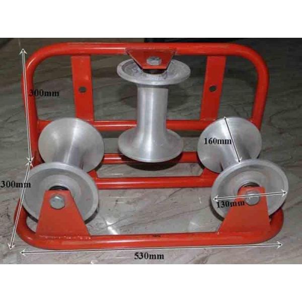 Anti-Static Telecom Cable Guide Drum Roller Grounding Cable Pulley Block Corner Roller