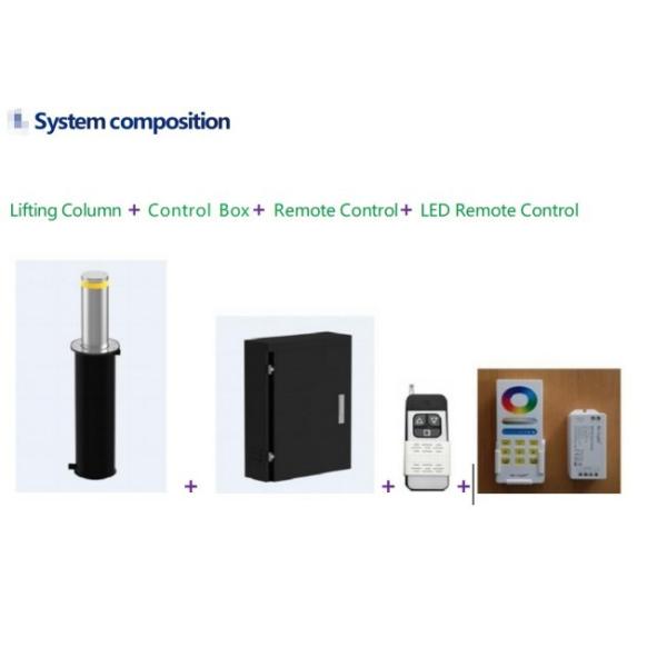 Lifting Columns with Various Dimensions for Urban Transportation and Parking Security chrome plated piston rod