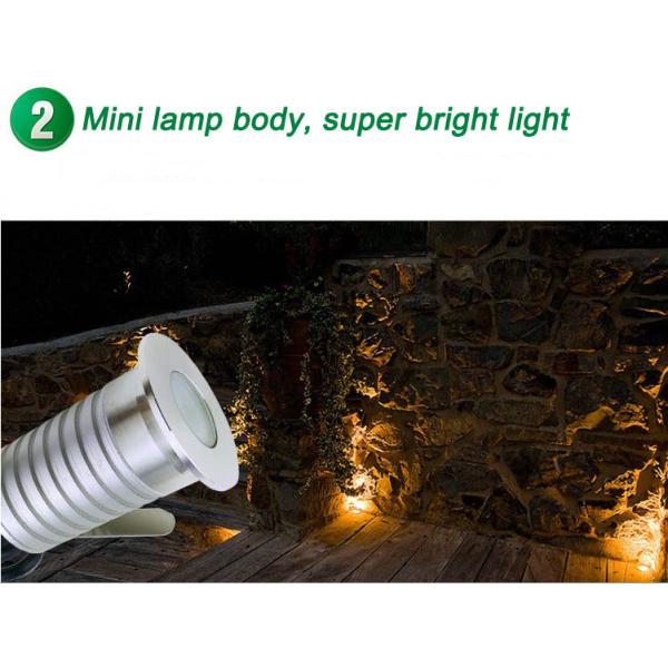 Small Led Patio Lights Decking Lights 3W IP67 Waterproof Recessed Led Inground Light Low Voltage Landscape Lighting