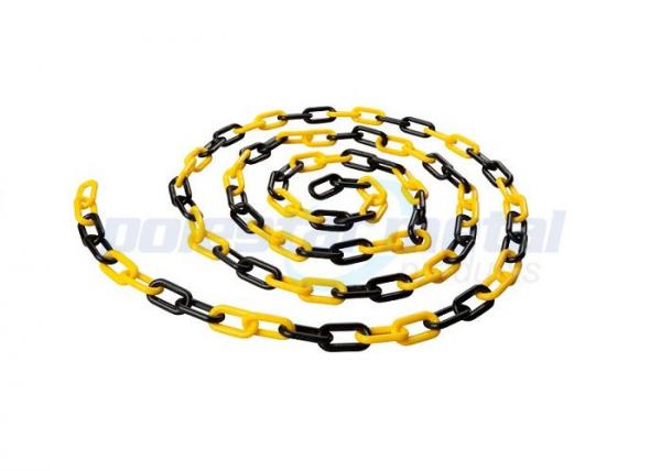 Custom Traffic Use Coloured PE Plastic Coated Chain Link For Airport / Station