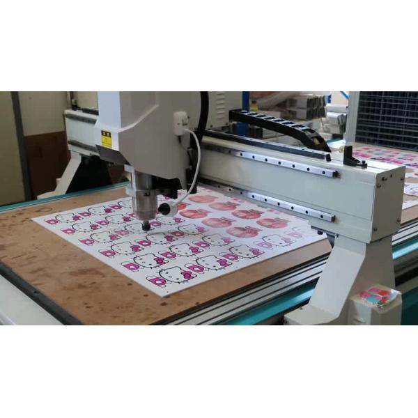 Automatic Contour Cnc Cutting Machine CCD-1325 / Laser Engraving Equipment 900kg