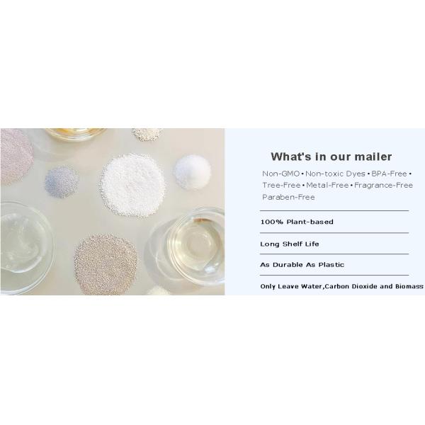 Biodegradable Mailers, Tamper-Evident & Self-Sealing Shipping Envelopes, Waterproof Mailing, Puncture-Proof