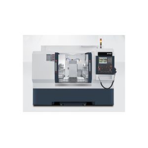 Precision Dual Spindle Flat Bed Dual Turret CNC Lathe