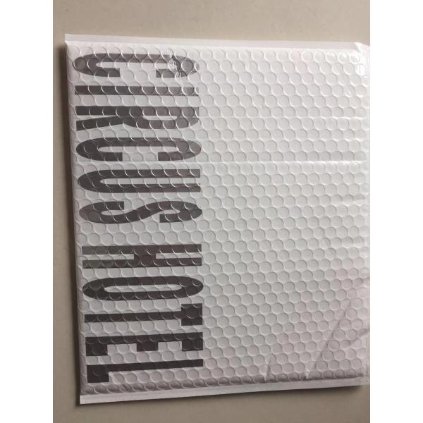 Buy cheap Shiny Silver Cosmetic Zipper Bubble Bag Slider Padded Mailer product