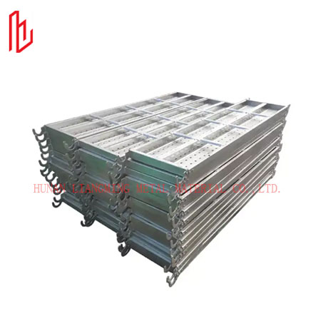 Honk On Steel Scaffold Boards 420*45mm Metal Scaffolding Catwalk