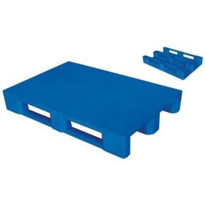Buy cheap Flat Surface Nestable Plastic Pallets 4 Way Plastic Shipping Pallets product
