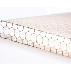 Buy cheap Waterproof Honeycomb Polycarbonate Hollow Sheet for Building Material product