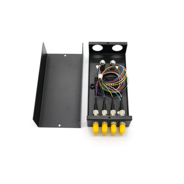 FTTH 8 Port Fiber Optic Terminal Box ST Port Adapter Insertion - Type Coupling