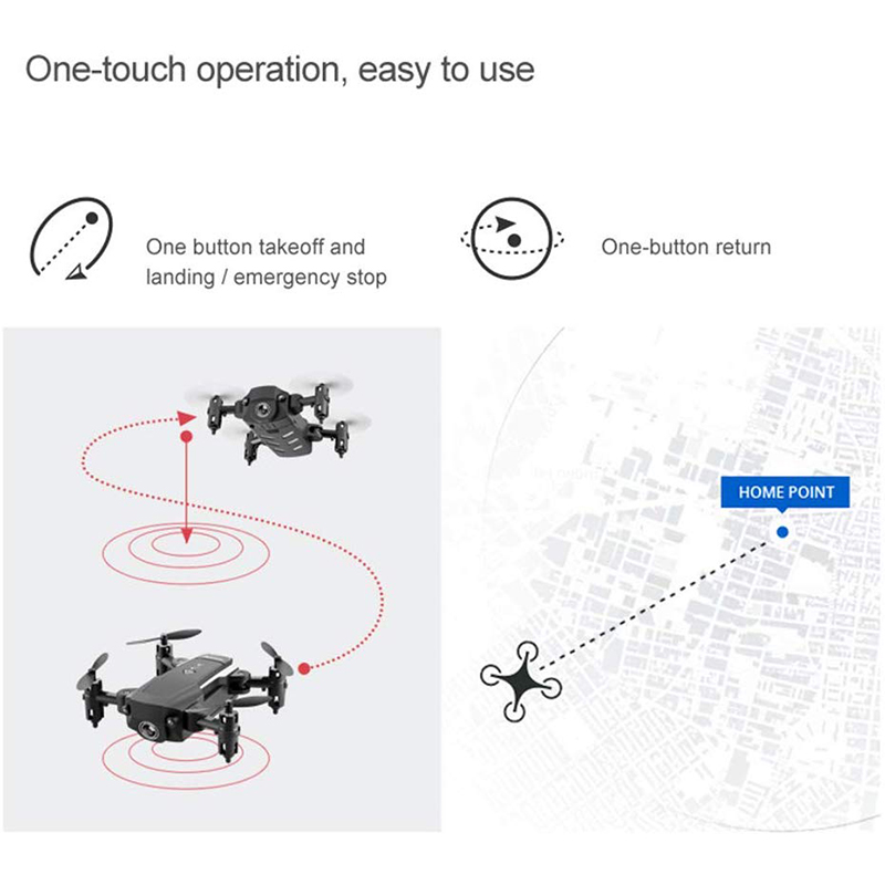 New arrive HD Camera WiFi Live Video and GPS Auto Portable Mini Rc Drone