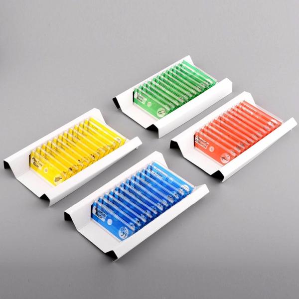 12pcs Children Customized Colorful Plastic Microscope Slides Used For Homeschool Teaching