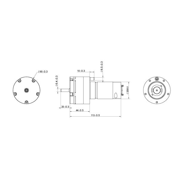 high flow miniature vacuum pump