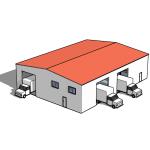 Bolt Connection Peb Structure Industrial Warehouse Steel Structure With