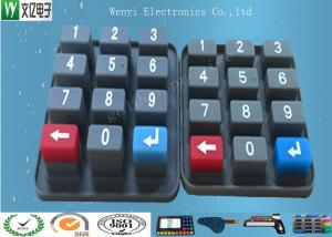 Buy cheap Eco Friendly Waterproof Custom Silicone Rubber Keypad With Carbon Pill product