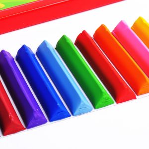 200g 12 bar educational non-toxic triangle plasticine modelling clay