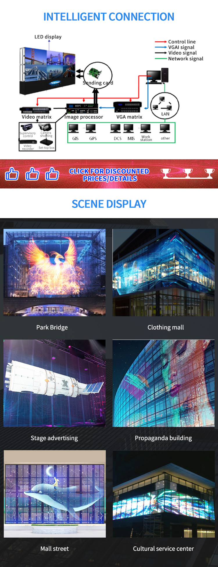 SDK Function Transparent Rental LED Display P3.91-7.82 500x1000mm For Outdoor Events