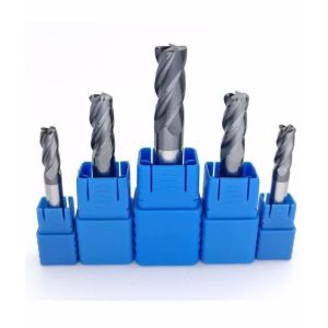 China Hrc 45 4um 4 Flutes Tungsten Carbide Milling Cutters on sale