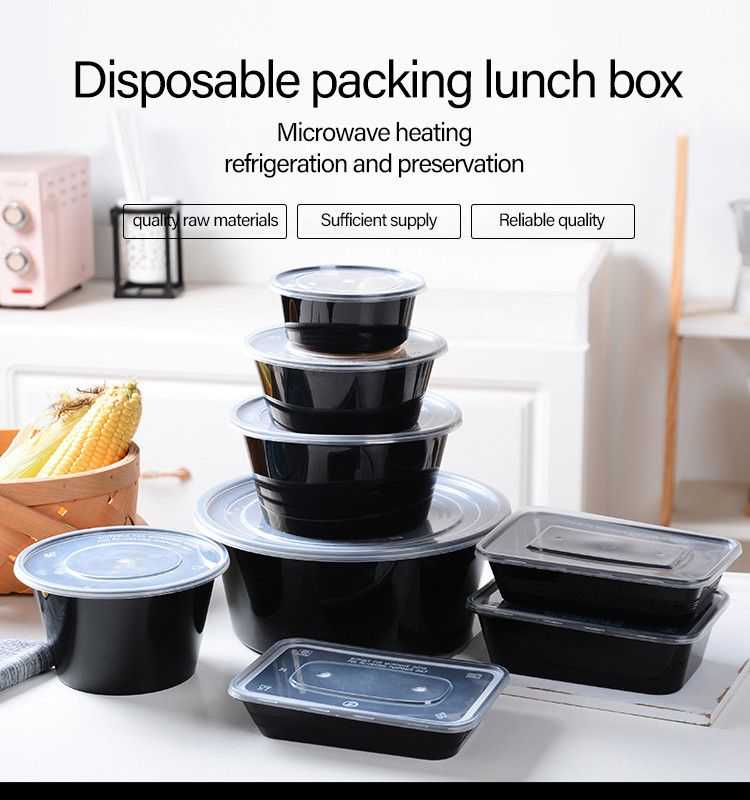 OEM Customize Packing Boxes Takeaway Food Packing Tray With Lid