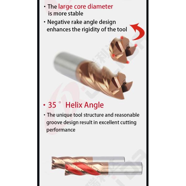 4mm 3/8" 4 Flute Carbide End Mill Bit 10mm Extra Long Series End Mill