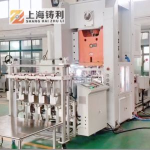 Buy cheap Fully Automatic Disposable Foil Container Making Machine 12000KG 260mm product