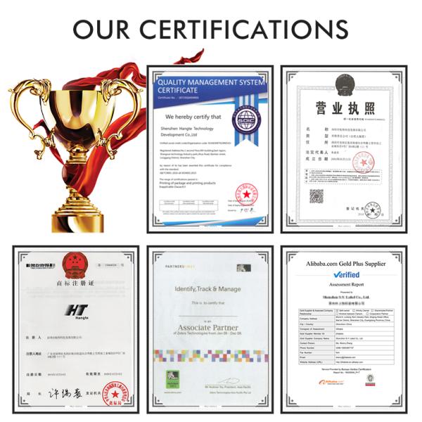 Round Transparent Clear Labels Moisture Proof Self Adhesive Product Labels