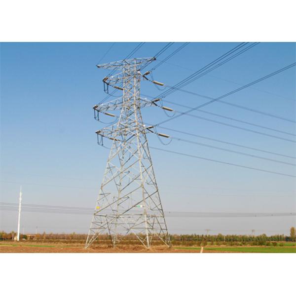 Terminal 110KV Steel Electrical Transmission Tower For Power Distribution